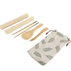 Sushimåtter>100% bambus sushi kit rullemåtter rispadler risspreder spisepinde
