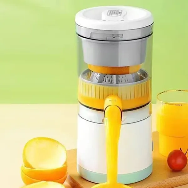 Juicepresser - Nyd Friskpresset Juice Derhjemme>360° bærbar elektrisk appelsinjuicesuger til hjemmet, køkkenet, rejser, hotel