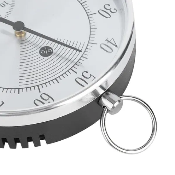 10 cm termometer/hygrometer med ophængningsring til indendørs hjemmelager/kontor/drivhus Online