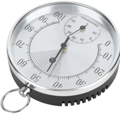 10 cm termometer/hygrometer med ophængningsring til indendørs hjemmelager/kontor/drivhus Online