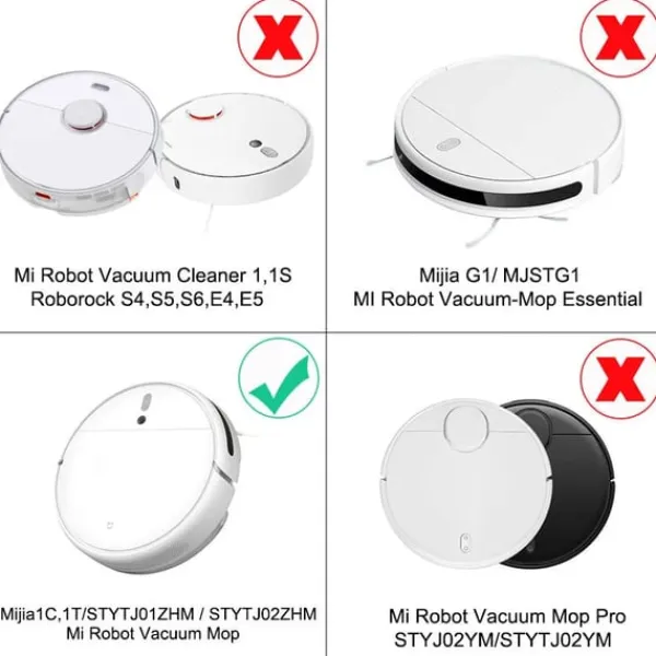 Støvsugertilbehør>14 dele tilbehørssæt til Xiaomi Mi Robot Vacuum Mop 2 STYTJ03ZHM