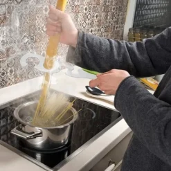 4 huller rustfri stål spaghettimåler S-formet spaghettilineal praktisk holdbar køkkenmadlavningsgadgets Outlet