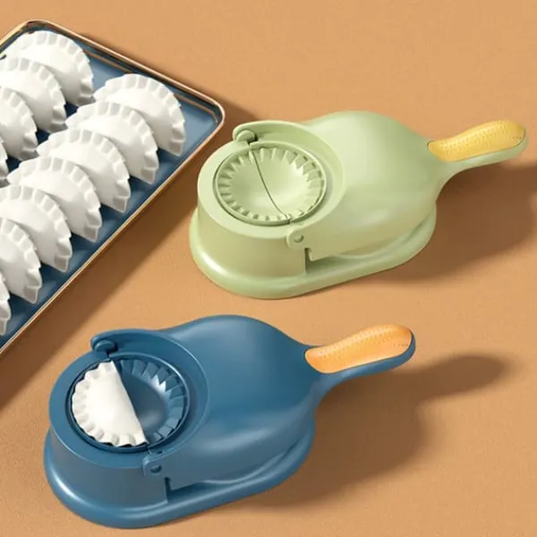 Pastaforme & Pasta-Udstikkere>2 i 1 Dumpling Maker Machine - Nem at bruge Husholdning Praktisk Dumpling Skin Presseform