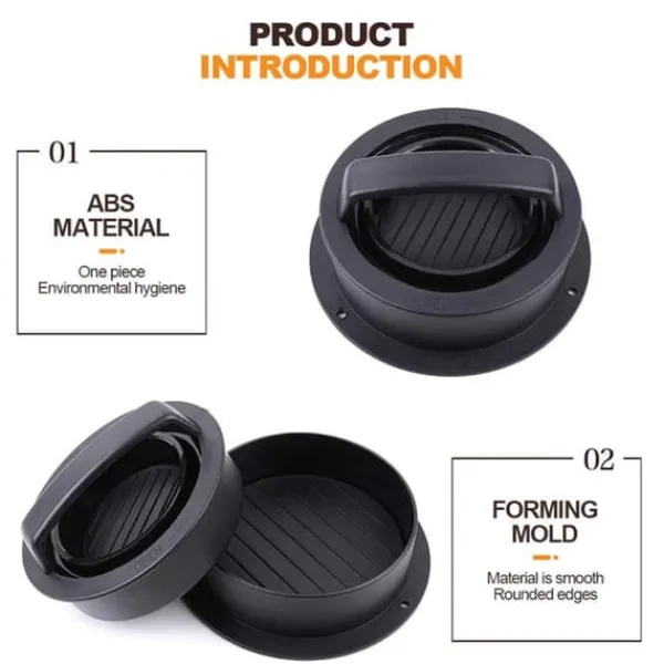 Pressere>3 i 1 fyldte Burger Hamburger Mold Maker Sliders Køkkenudstyr