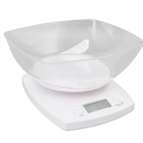 Køkkenvægte>5 kg digital køkkenvægt G OZ LB enhedsskiftende fødevarevægt med skål til måling af fødevarevægt