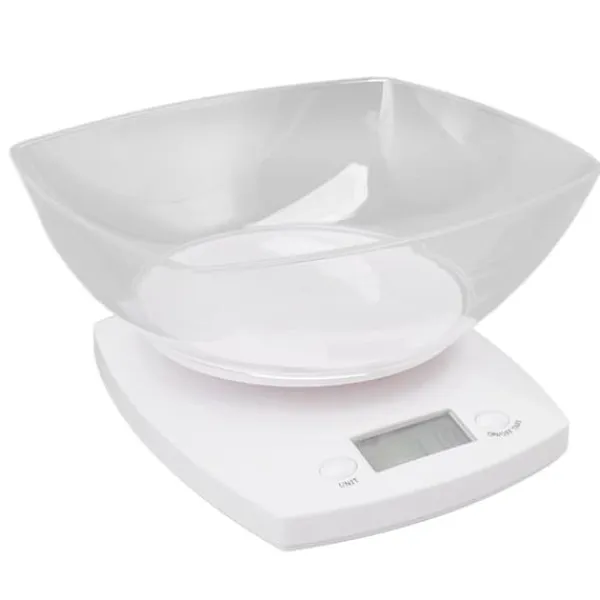 Køkkenvægte>5 kg digital køkkenvægt G OZ LB enhedsskiftende fødevarevægt med skål til måling af fødevarevægt