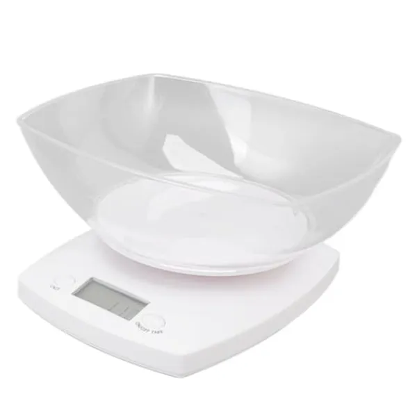 Køkkenvægte>5 kg digital køkkenvægt G OZ LB enhedsskiftende fødevarevægt med skål til måling af fødevarevægt