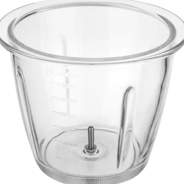 Mixere & Blendere>1,5 L minihakker med glasbeholder.