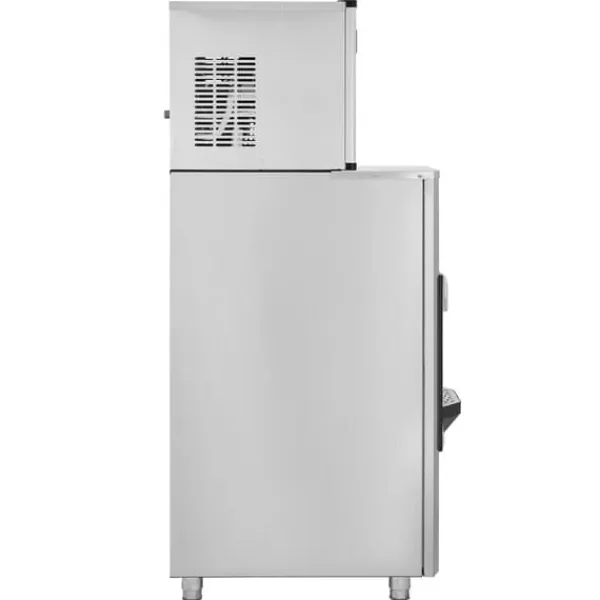 500 lbs/dag Kommerciel Ismaskine, 180 lbs Opbevaringsbeholder, Automatisk Isdispensering Outlet