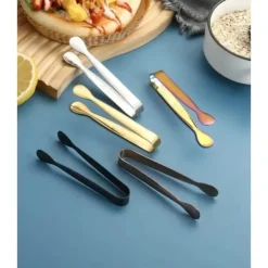 10 mini-istænger i rustfrit stål, sorte istanger, velegnede til sukkerknalder, forretter, teselskaber, kaffebarer, desserter Outlet