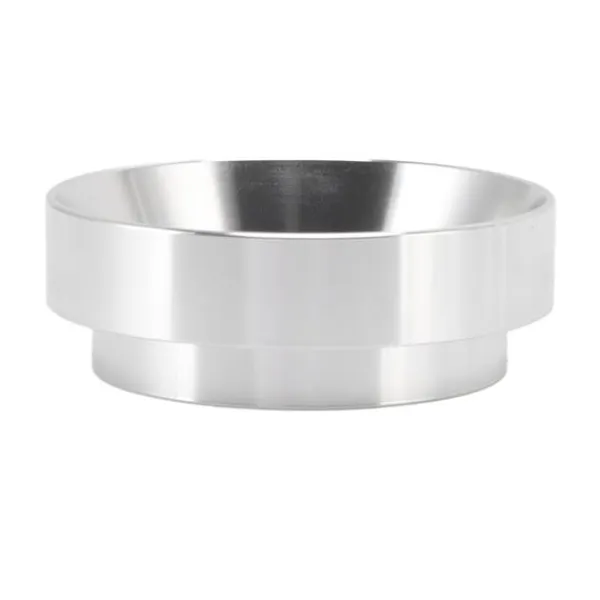 Kaffemaskiner Til God Kaffe>51 mm doseringstragt anti-flyvende pulver aluminiumslegering universelle doseringsringe med magnet til husholdningskafferi sølv