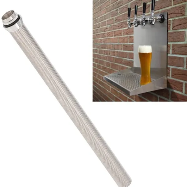 330 mm ölkran Låsfläns G5/8 Hembryggning av ölkran Skaft Förläng rör Vindispenserbar Vinverktyg Clearance