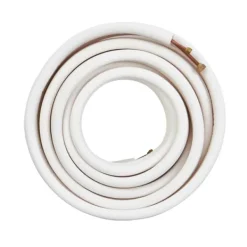 15240 mm Mini Split Line Sæt med 6,4 & 9,5 mm kobberrør og 3-lags isolering til aircondition og varmepumper. Ideelt til HVAC-systemer. Hot