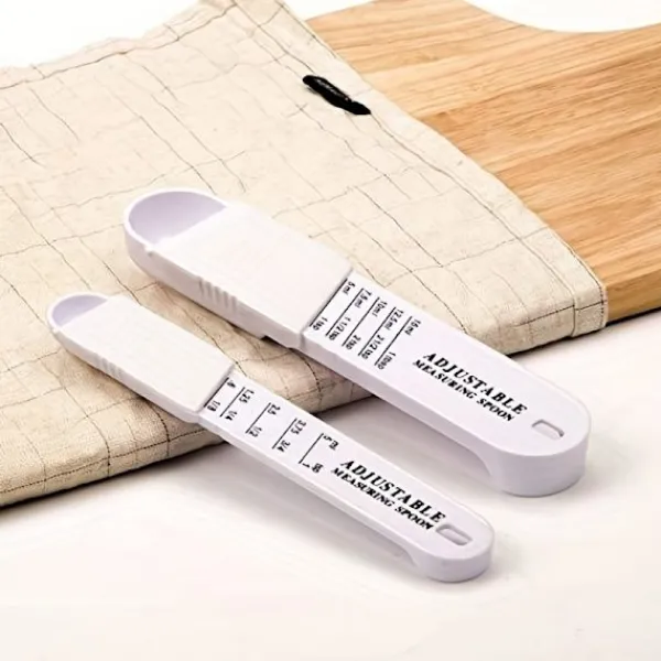 Målebægere & Måleskeer>2 pak justerbare dimensioner dimensioner