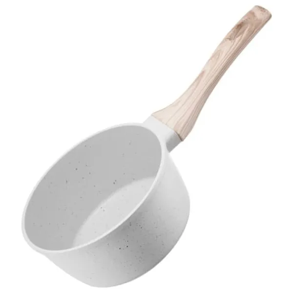 Gryder, Stegepander Og Kasseroller>1,5 QT Gryde, Non-stick, Hærdet Glaslåg, Multifunktionel, Aftageligt Håndtag, Induktionskompatibel, Hvid