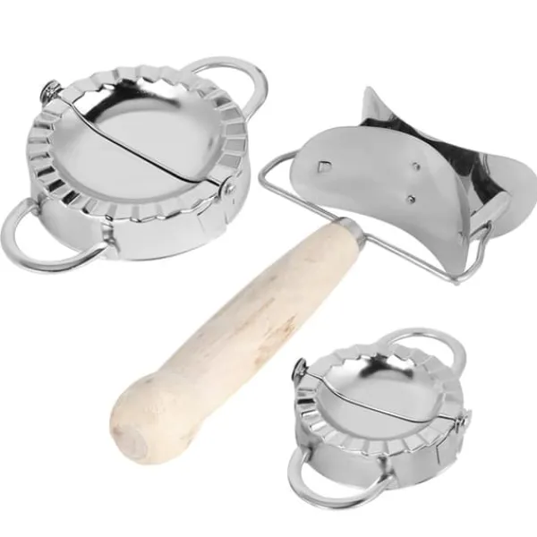 304 Rustfrit Stål Manuelt Dumpling Maker Sæt med Dumpling Wrap Værktøj Køkkenredskaber Online