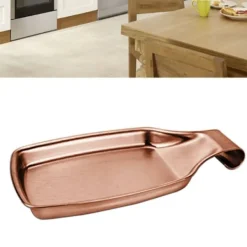 304 rustfrit stål skerestopbevaring Quadrate Moderigtig redskabsskeholder til køkken Rose guld Clearance