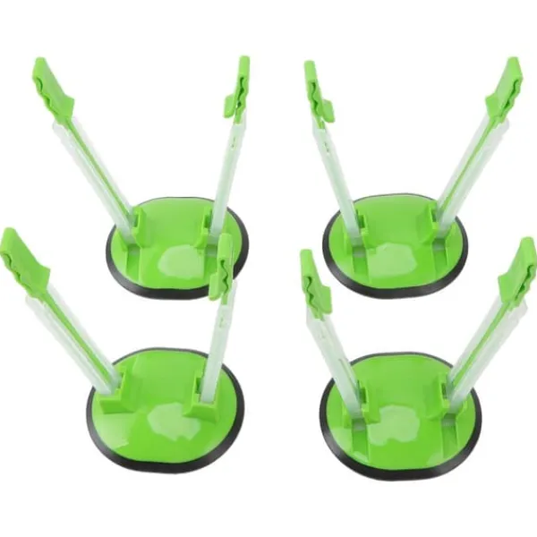 Madopbevaringsposer>4 st plastpåshållare ställ Handsfree Fryspåsar Hållare med halkfri bas för kök