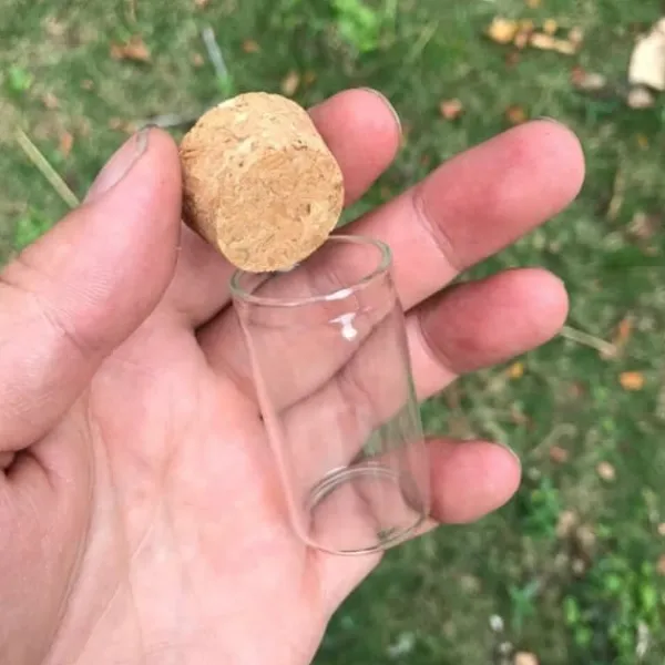 Honningkrukker>20 stk. 15 ml lille 30*40 mm gennemsigtig glasflaske med kork, tom håndværksmæssig dekorativ flaske til mad, safrankrukke, lille flaskekrukke