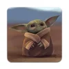 Bordskånere Til Glas>2 STK Baby Yoda Coastere