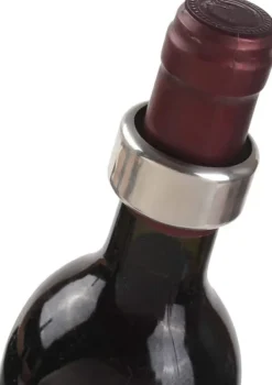 4 stk. drypring i rustfrit stål, genanvendelig vinflaske, lækagesikker hældetrude, tilbehør til vin, bar, restaurant, hjem Hot