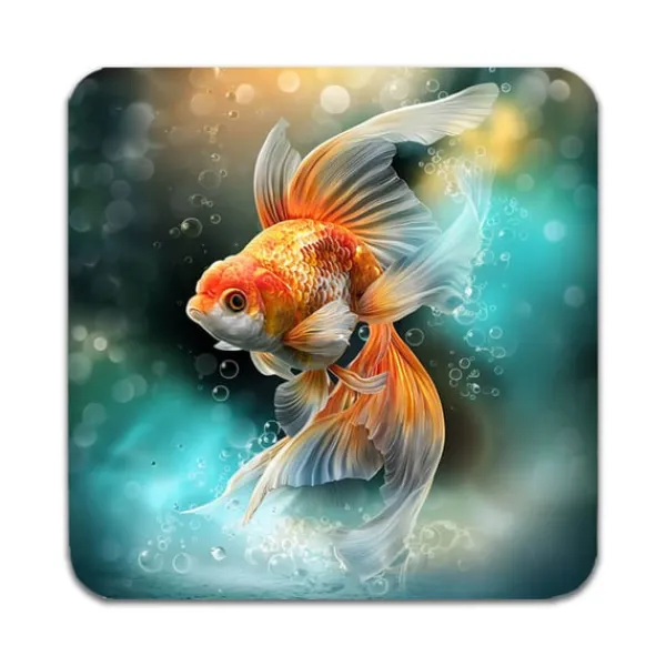 4 STK Fisk Guldfisk Coastere Outlet