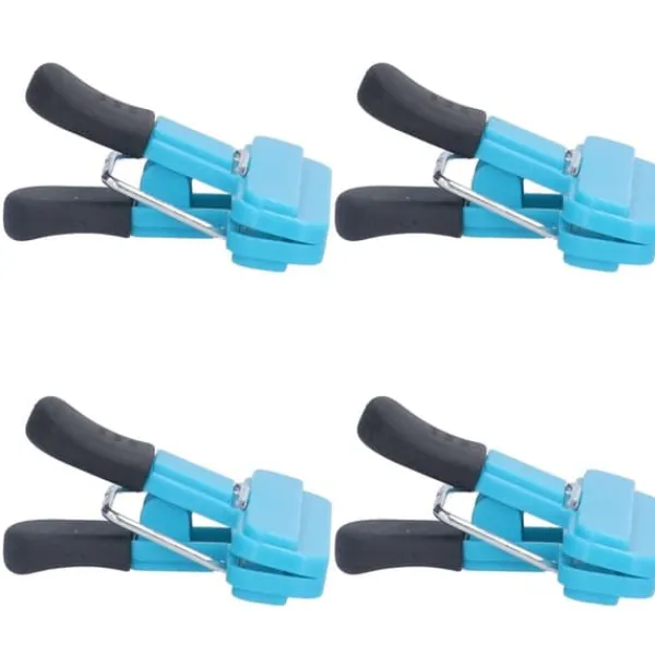 10 stk Food Clip ABS Chip Bag Clip God forsegling og multifunktion skridsikker klip til køkken BlueSmall Hot