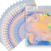 Madopbevaringsposer>70 stk. genlukkelige lugttætte poser 10*18 cm aluminiumsfolieposer, flade gennemsigtige opbevaringsposer til mad plastemballage aluminiumsfolie mylar | CDON
