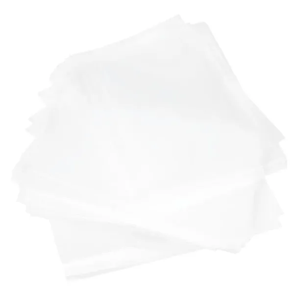 Madopbevaringsposer>100 stk. isposer gennemsigtige rektangulære slik-chokoladeposer til hjemmebryllup udendørs 10x16cm