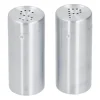 Salt- & Peberstrøere>2 stk Krydderikrukke i rustfrit stål Krydderiflaske Salt og peber shaker Køkkenværktøj Rustfrit stål farve