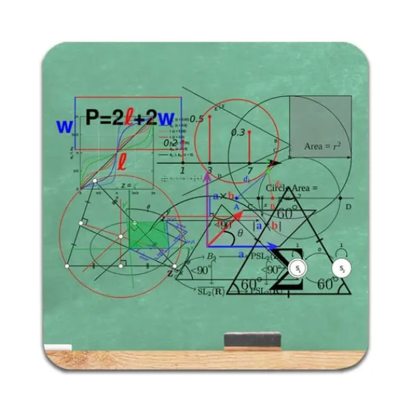 Bordskånere Til Glas>2 STK Matematik Coastere