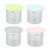 4 stk. plastikisdåser som erstatning for Ninja NC299AMZ NC300s-serien Creami-ismaskiner New