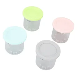 4 stk. plastikisdåser som erstatning for Ninja NC299AMZ NC300s-serien Creami-ismaskiner New