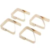 4 stk. rustfri stål dugbetrækklemmer skridsikre dugholderklemmer 5*4 cm Online