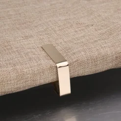 4 stk. rustfri stål dugbetrækklemmer skridsikre dugholderklemmer 5*4 cm Online