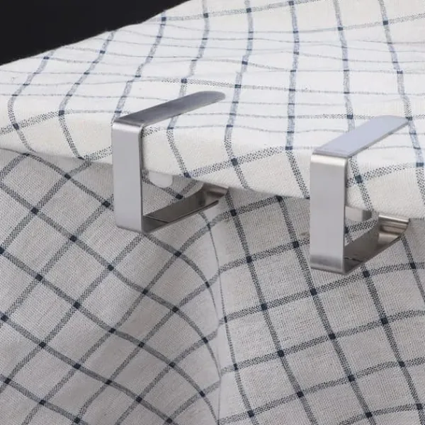 Dugklemme & -Vægte>4 stk. Rustfrit Stål Dug Skridsikre Klemmer Dugklemme