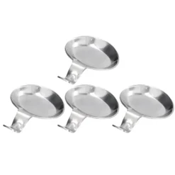 4 stk skeholder rustfrit stål 2-formåls kompakt holdbar spisepinde hvileholder til hjemmerestauranter Discount