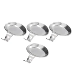 4 stk skeholder rustfrit stål 2-formåls kompakt holdbar spisepinde hvileholder til hjemmerestauranter Discount