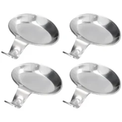 4 stk skeholder rustfrit stål 2-formåls kompakt holdbar spisepinde hvileholder til hjemmerestauranter Discount