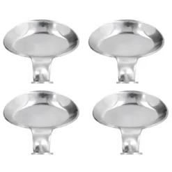 4 stk skeholder rustfrit stål 2-formåls kompakt holdbar spisepinde hvileholder til hjemmerestauranter Discount