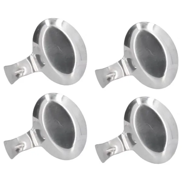 4 stk skeholder rustfrit stål 2-formåls kompakt holdbar spisepinde hvileholder til hjemmerestauranter Discount