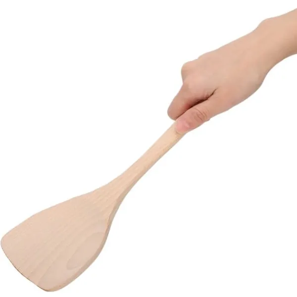Køkkenudstyrssæt>5 stk. sæt træspatel ske madlavningsværktøj køkkenredskaber til non-stick pande