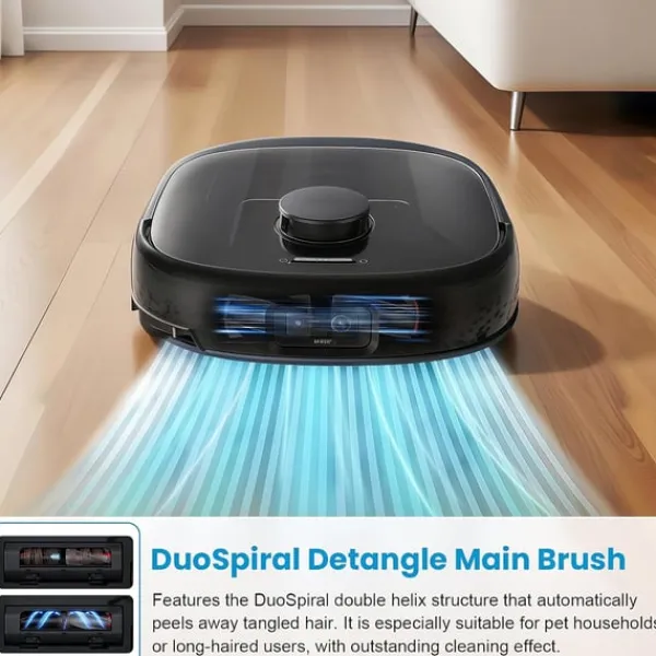 17 stk. Tilbehørssæt Kompatibelt med Eufy RoboVac E28 Omni/E25 Omni - Hovedbørster, Sidebørster, Støvposer Hot