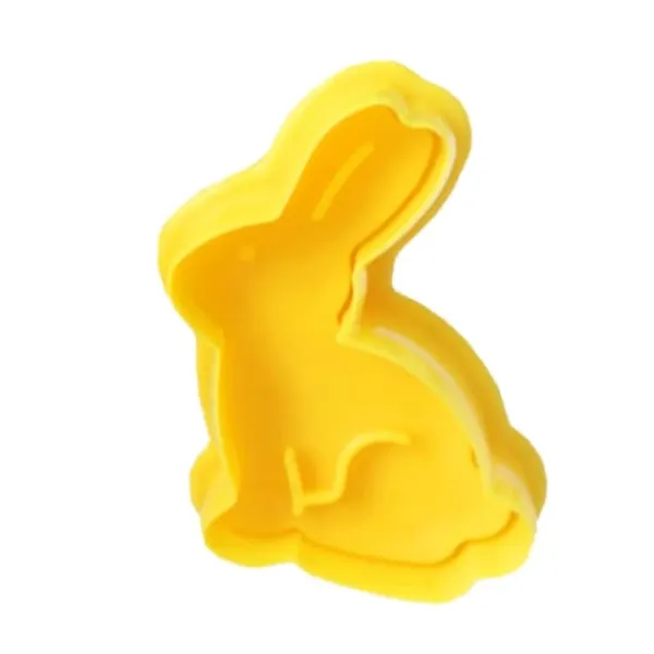 Udstikkere>4 stk/sæt plastik udstikkere sød sommerfugl kanin kylling påskeæg form fondant udstikker kiks kageform