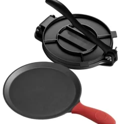10 Tommer Tortillapresse, Chapati Dej Maskine, Kraftig Støbejern, Roti Fremstilling Clearance