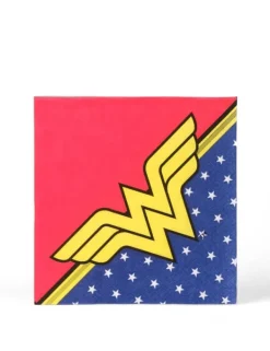 Papirservietter>20 Wonder Woman papirservietter 33 x 33 cm. Size-Unique Model