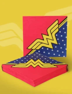 Papirservietter>20 Wonder Woman papirservietter 33 x 33 cm. Size-Unique Model