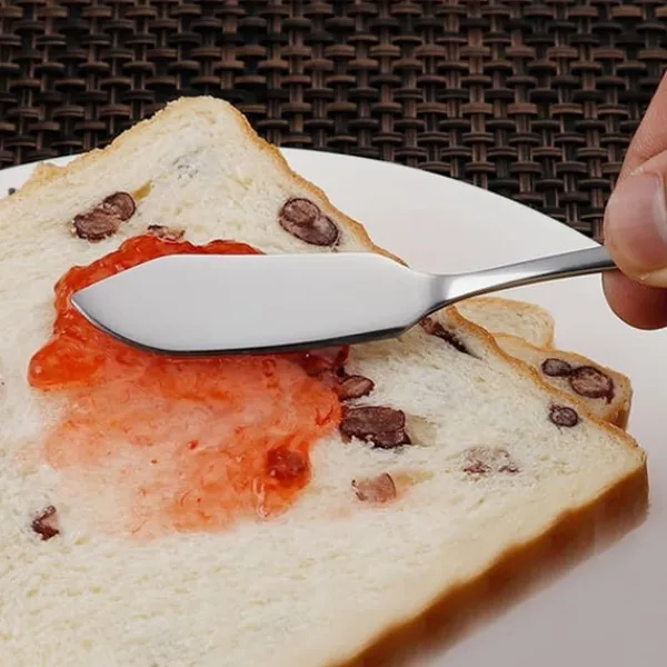 Bestik>4 X Smørknive i Rustfrit Sølvglas. Smørkniv