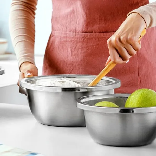 Tallerkener & Bordservicer>ACER køkkenskål i stål 20 cm, 1,5 l