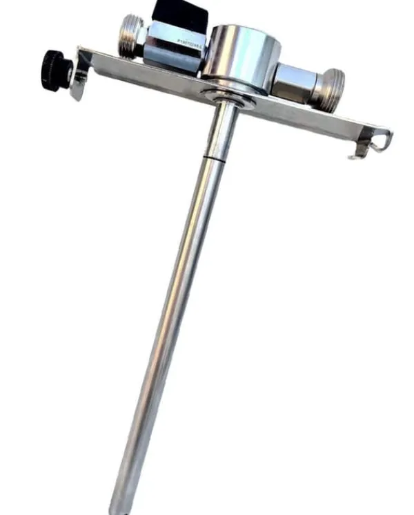 Adapter til øltønde, Adapter til ølfad 5L, høj kvalitet metal med Bierabstellhahn, Stigerør med fitting Best